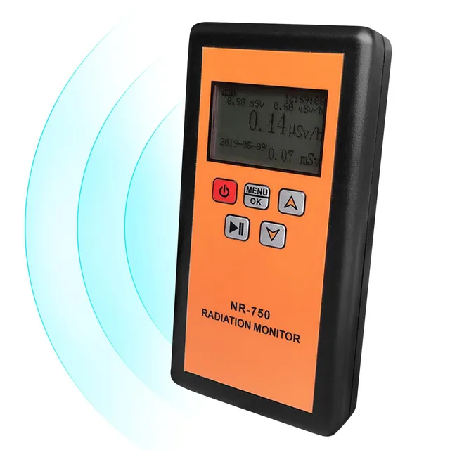 Jadeshay Installation Électrique NR-750 compteur Geiger orange rayons X gamma