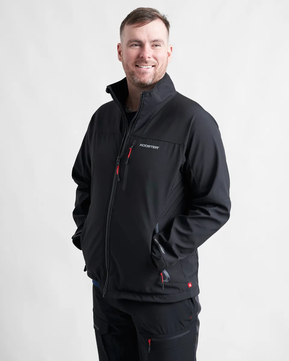 Rooster Sailing Coastal & Inshore veste softshell sans capuche noir