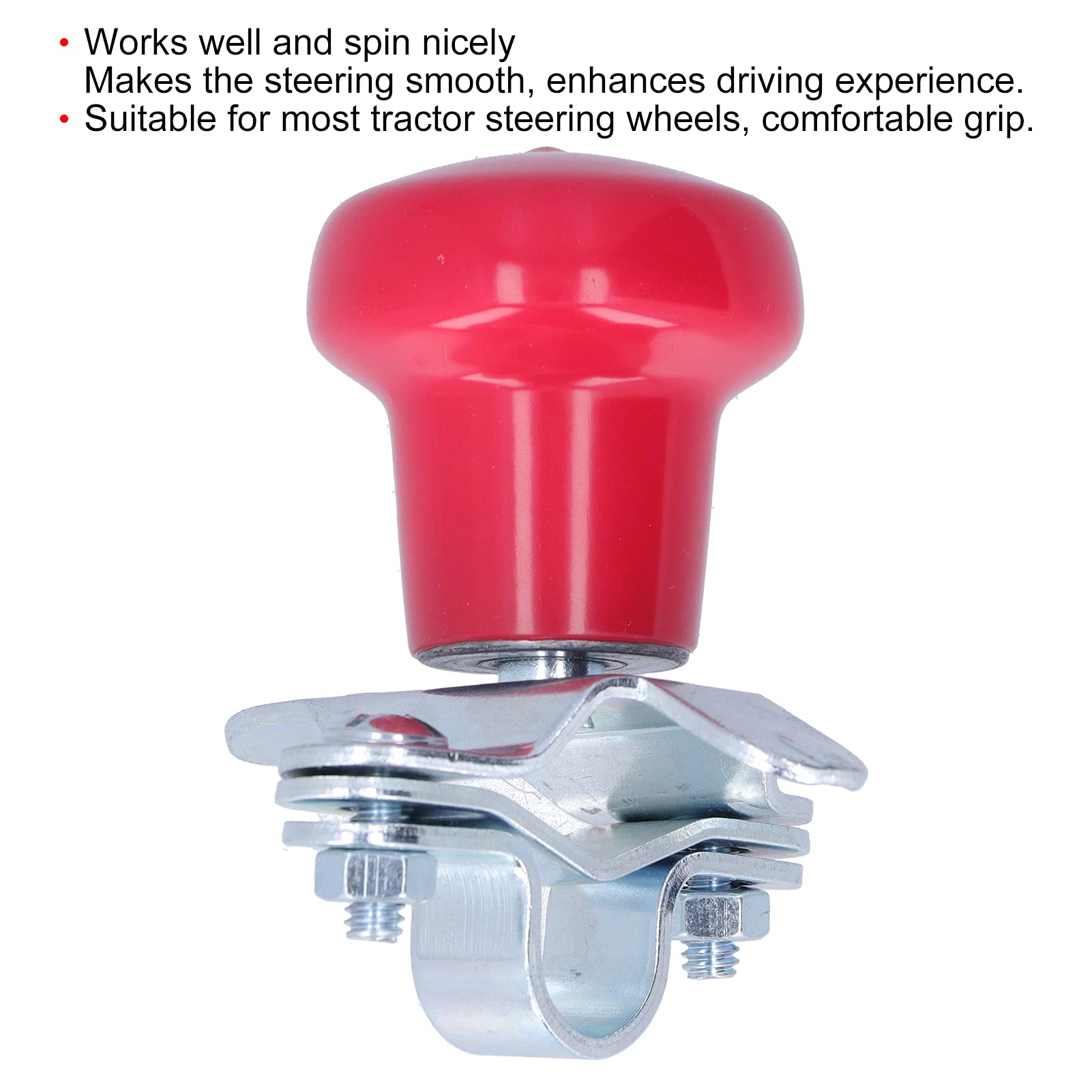 Tissting bouton volant universel métal rouge