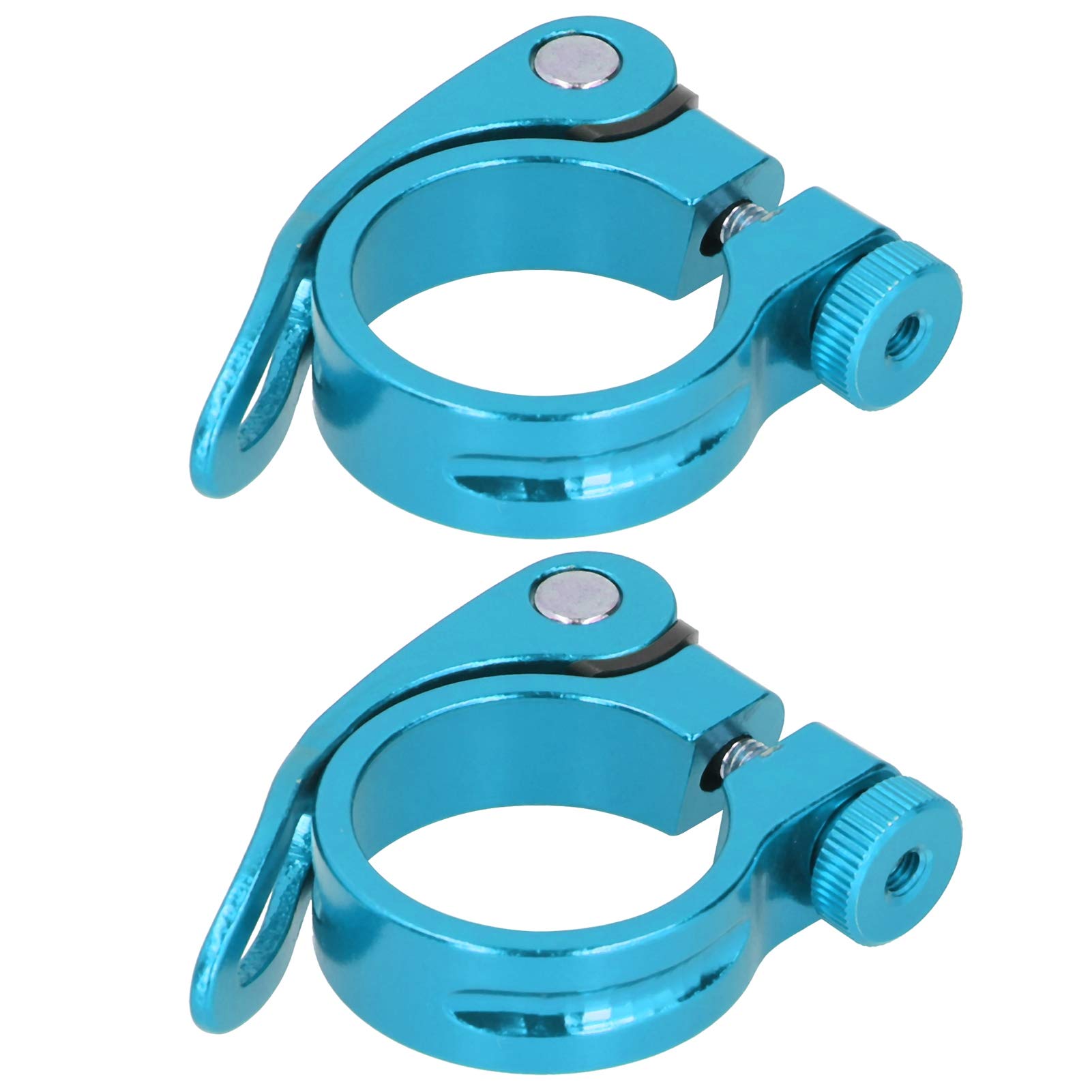 Tissting 35 mm collier de selle alu bleu lot de 2