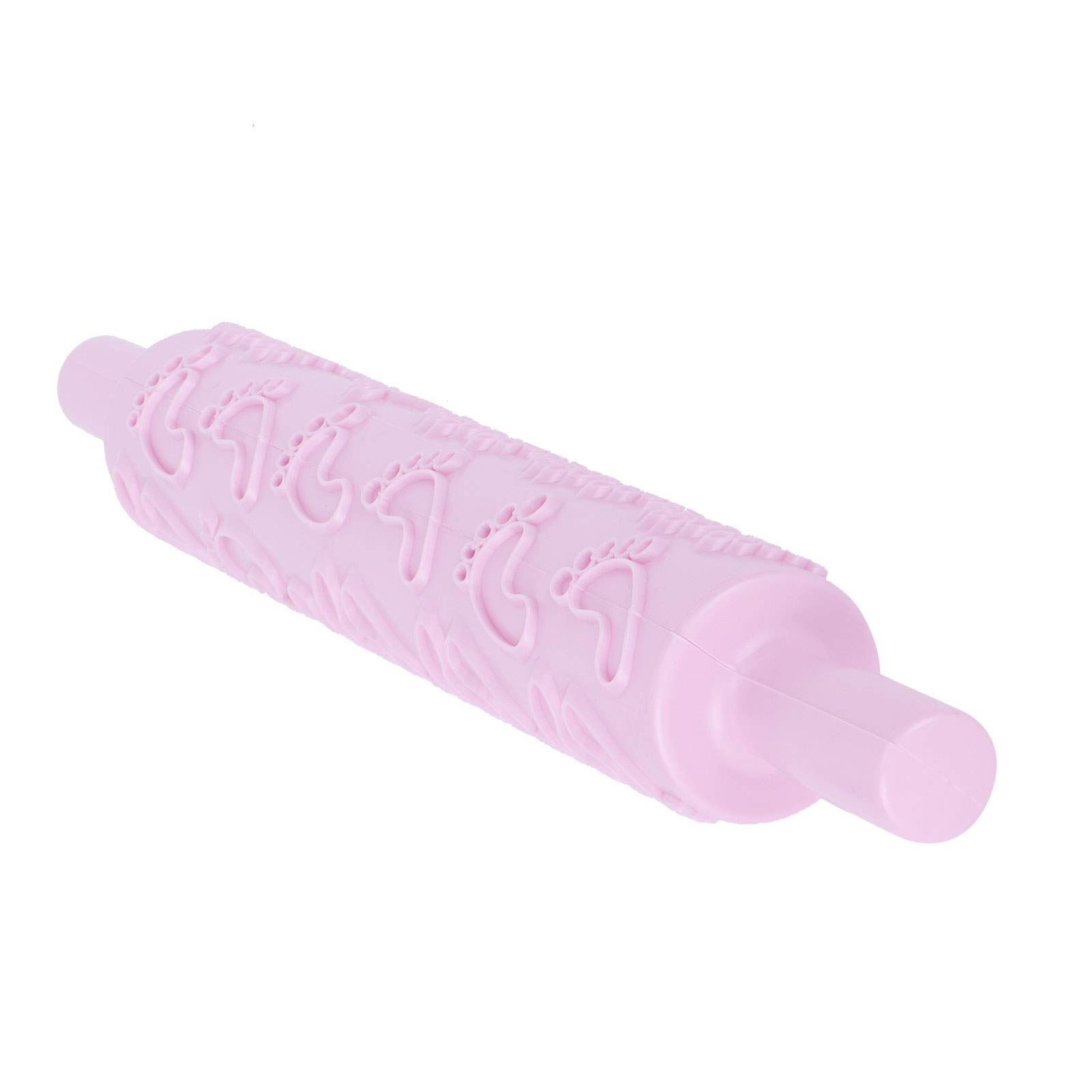 Tissting Rouleau Pâtisserie Relief Rose Motif 3D