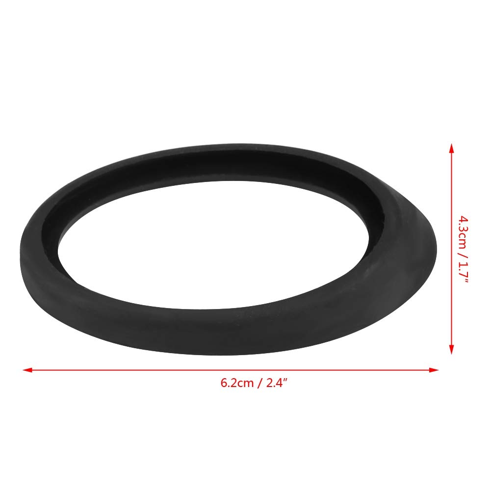 Ejoyous Joint caoutchouc base antenne toit voiture noir 6,2x4,3 cm