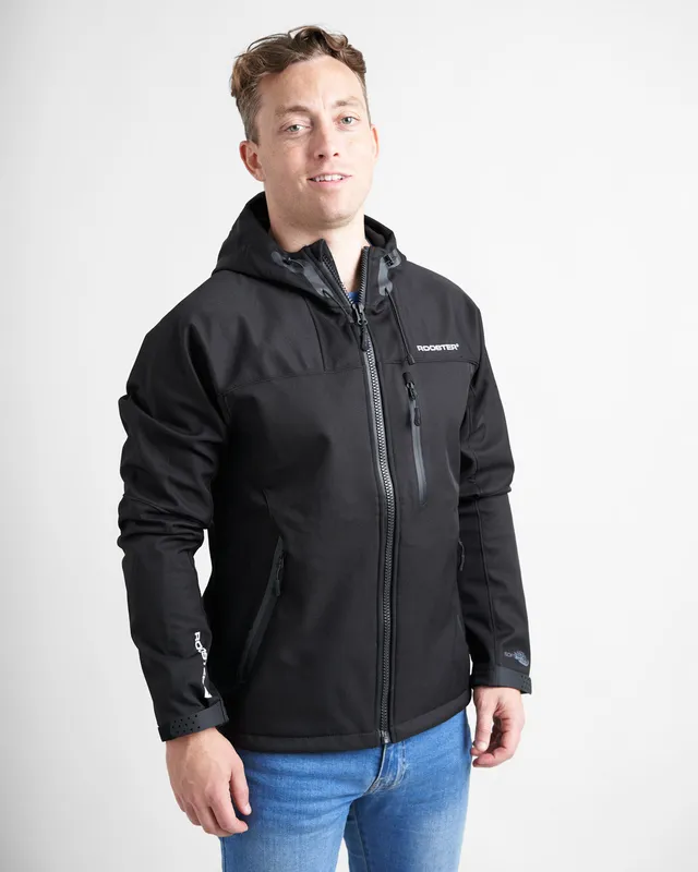 Rooster Coastal & Inshore Soft Shell veste softshell noir coupe-vent