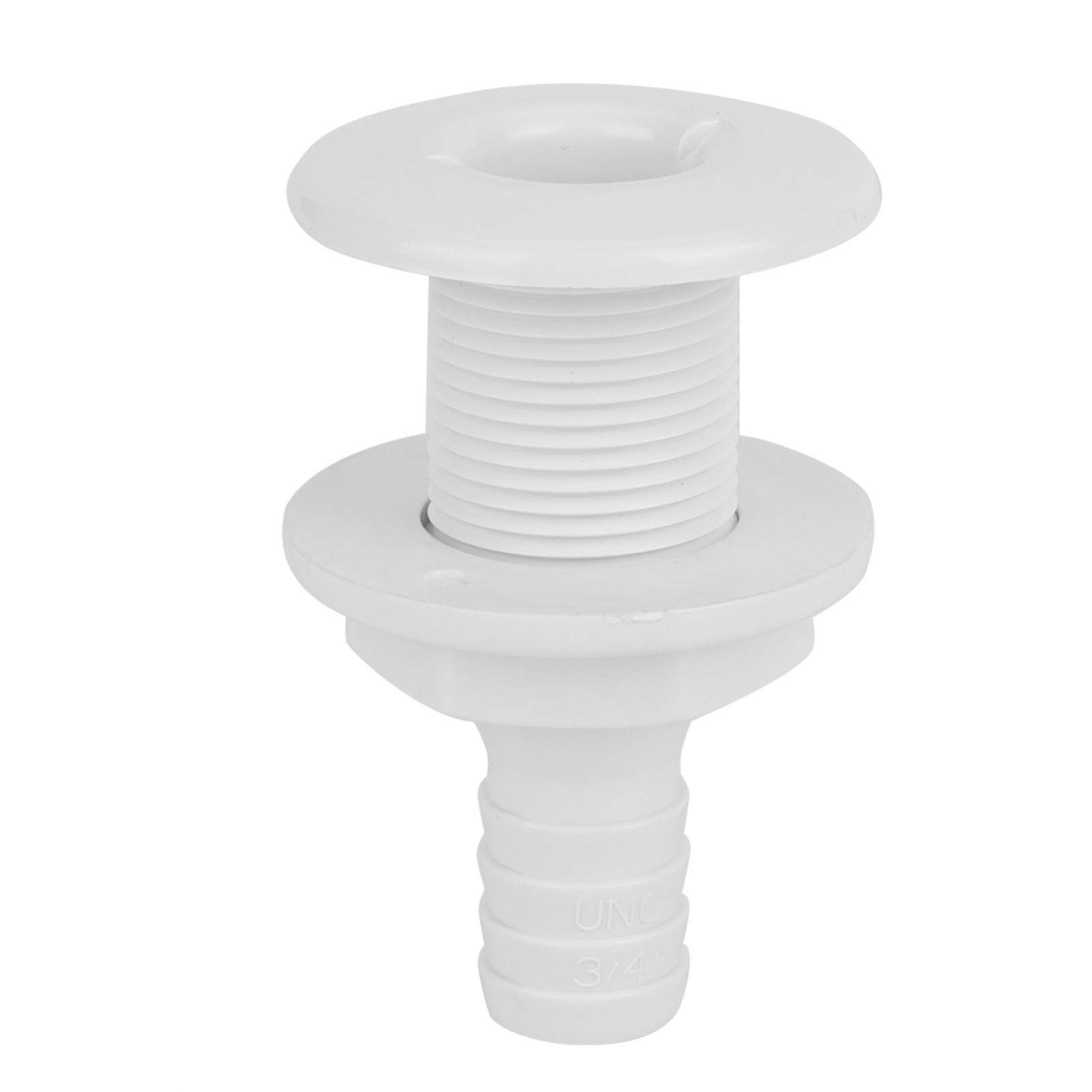 Tissting Vehicle Passe-Coque Bateau 3/4 Pouce Blanc ABS