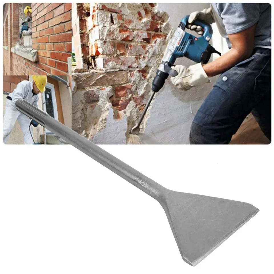 Ejoyous Home Improvement Tool burin SDS Plus carrelage 11,2 cm acier