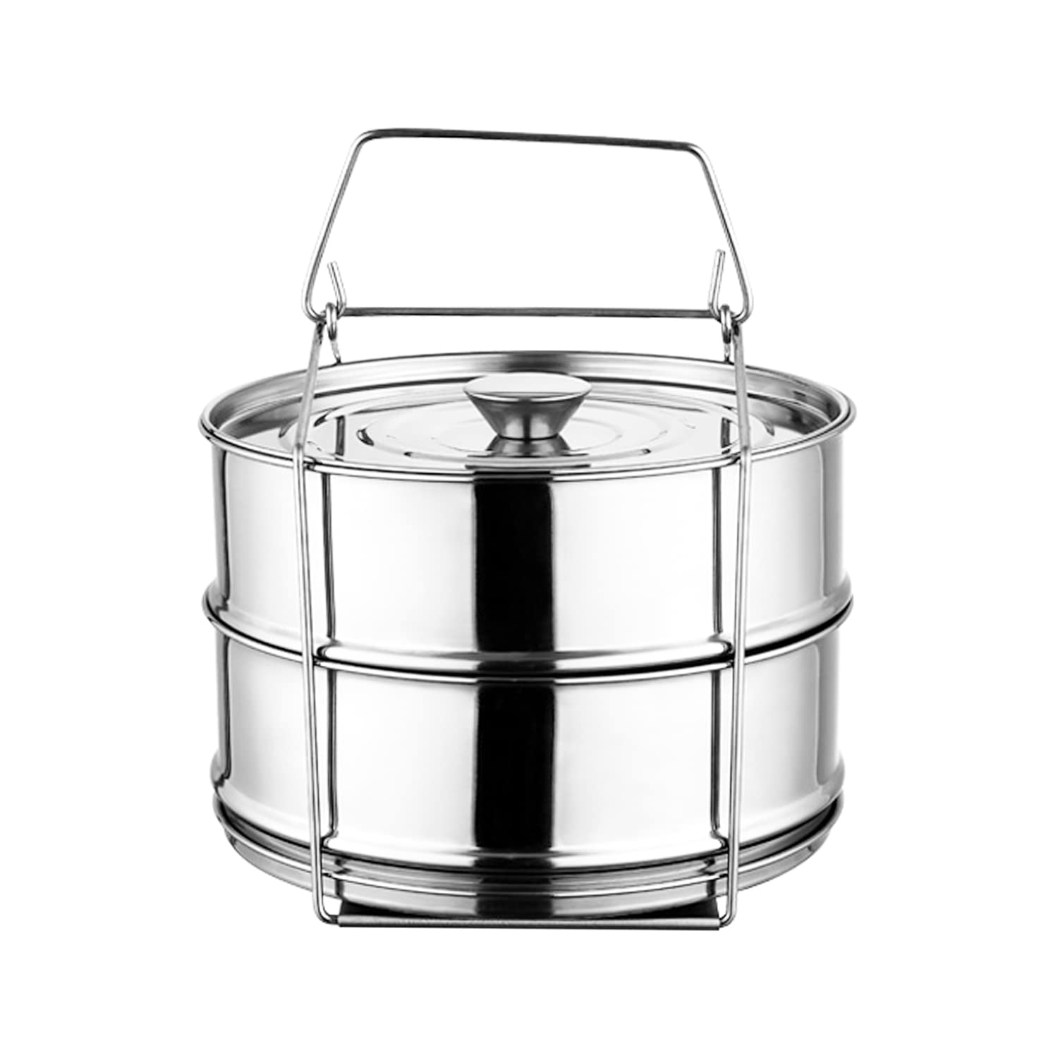 Tissting KITCHEN BATHROOM cuiseur vapeur inox 2 étages empilable