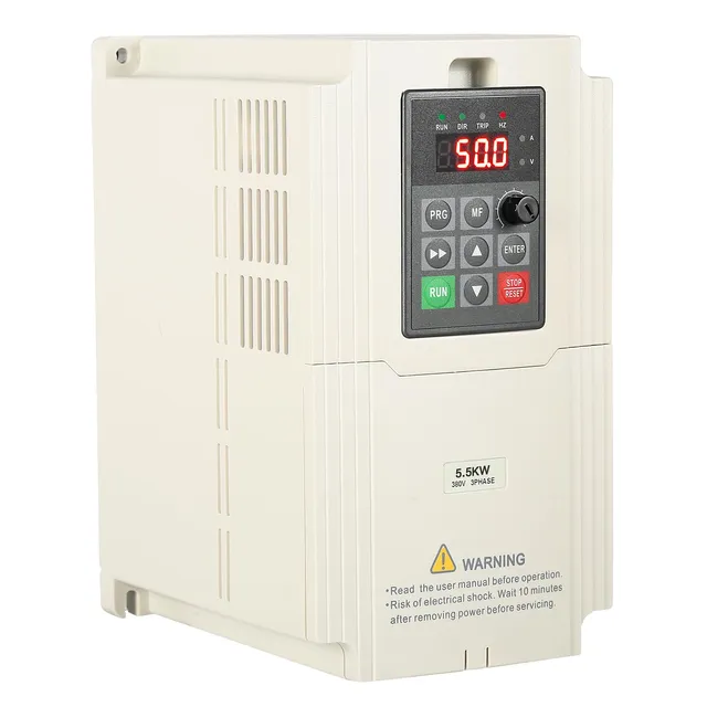Jadeshay onduleur VFD 380V 5,5kW variateur triphasé