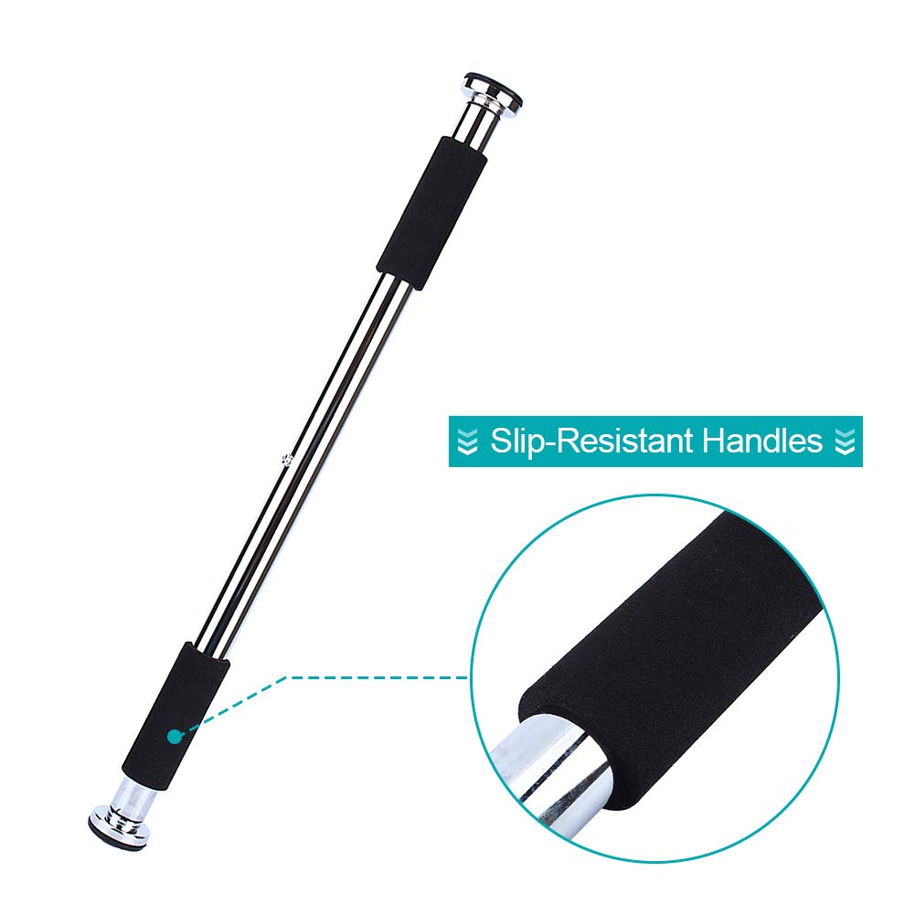Ejoyous Barre Traction Porte 60-100 cm Inox 100 kg