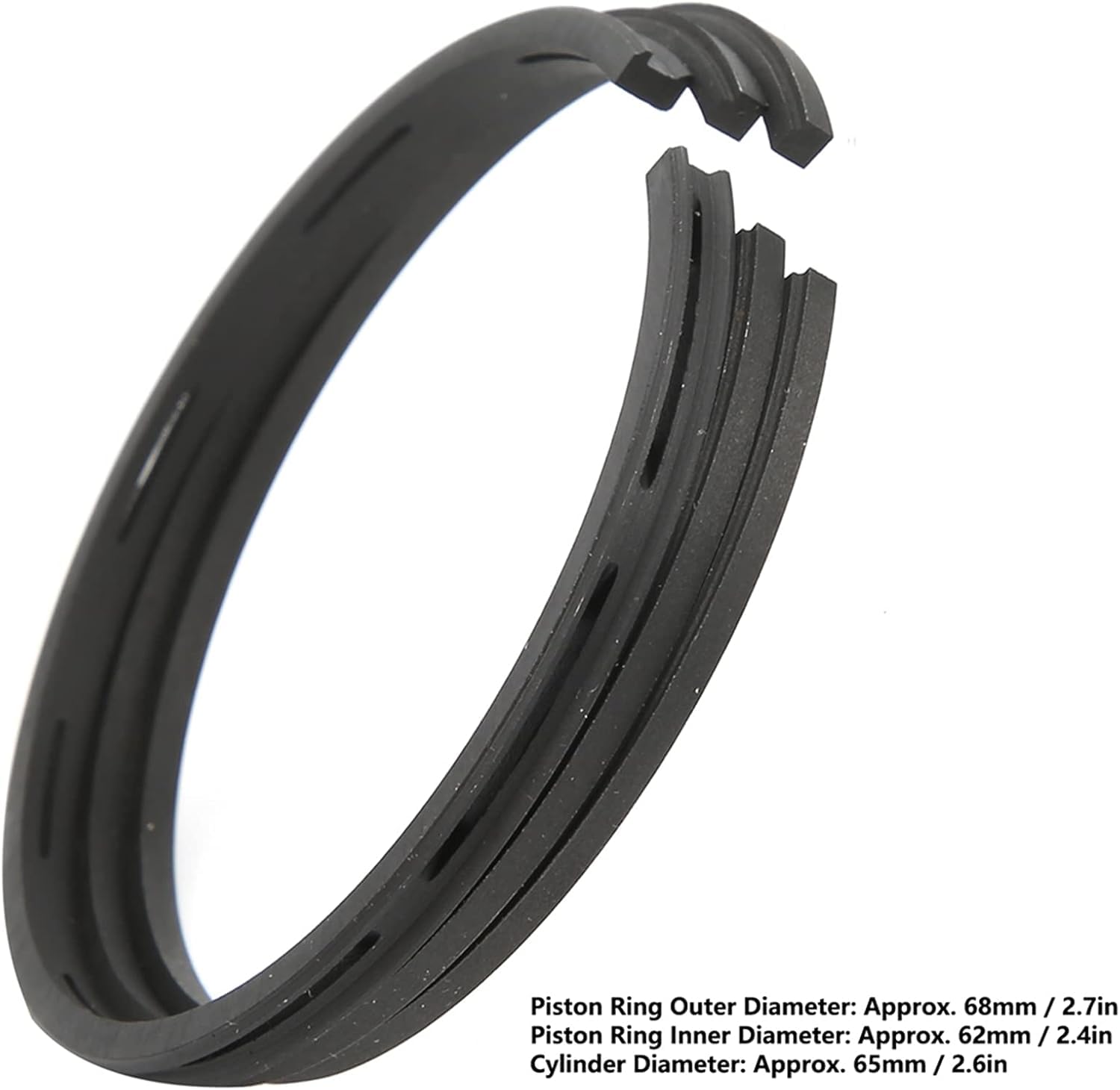 FTVOGUE Segments piston 65mm moteur 2,2-3,0kW lot 3