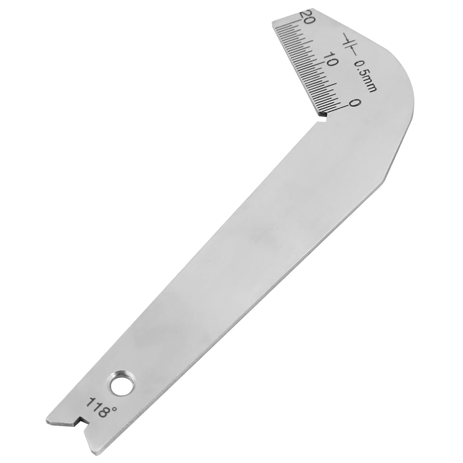 FTVOGUE Set 3 Jauges Angle Perçage Rapporteur Inox
