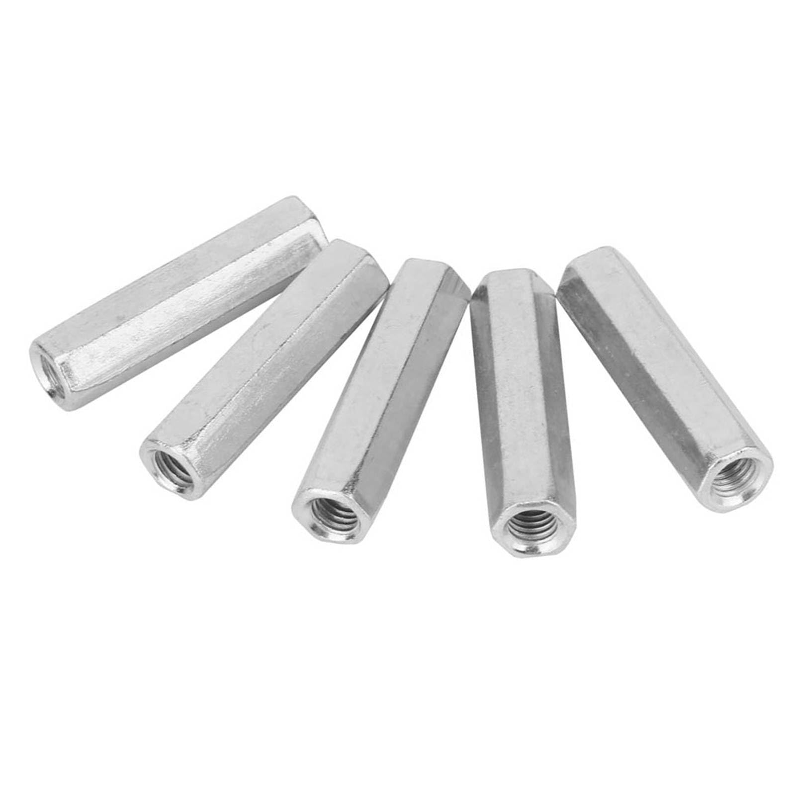 FTVOGUE Écrou long M8x50 hexagonal acier tige lot de 5