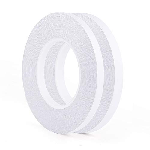 FEPITO Lot 2 Ruban Adhésif Double Face 9mm+12mm x35m
