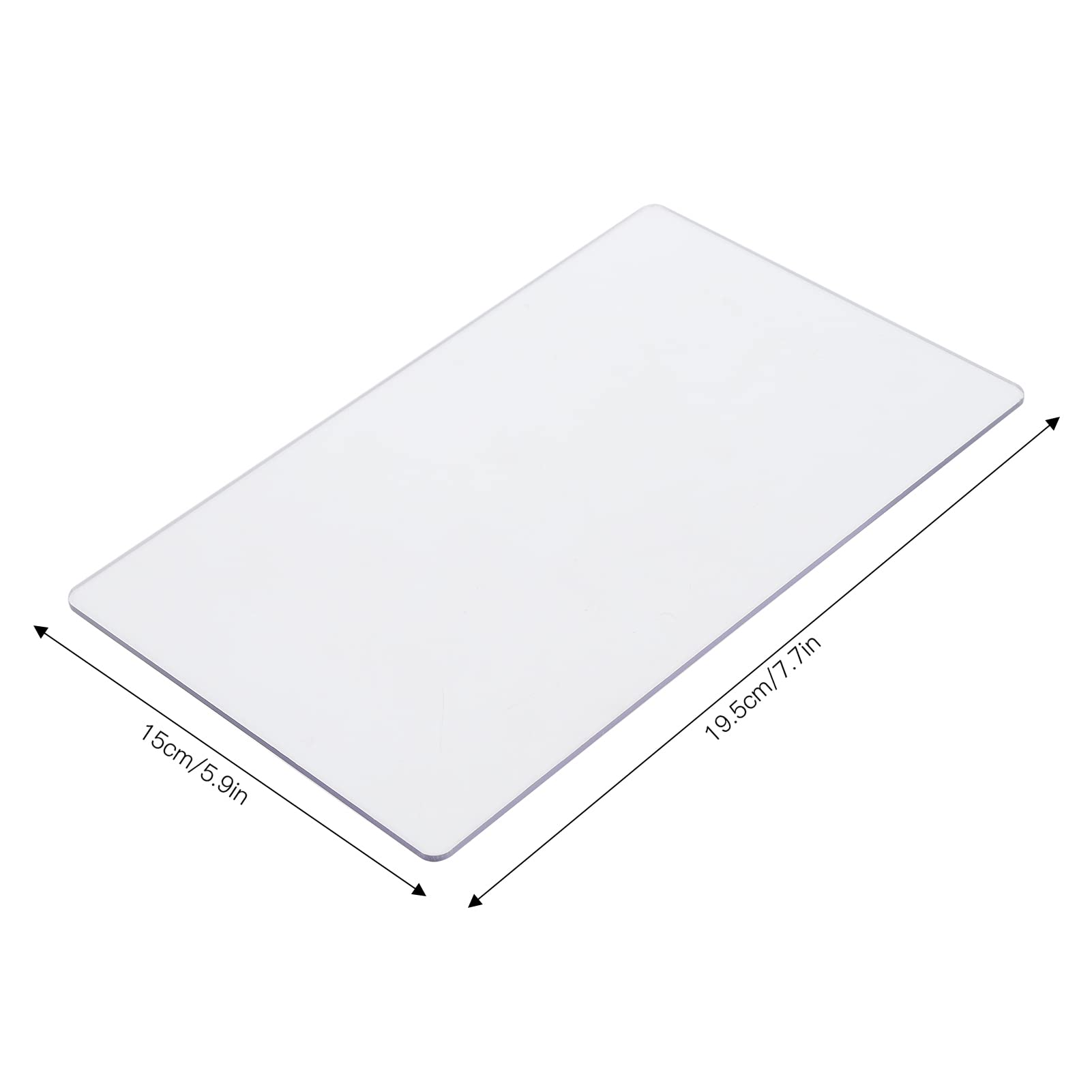 Tissting DIY plaque de découpe transparente 19,5x15 cm