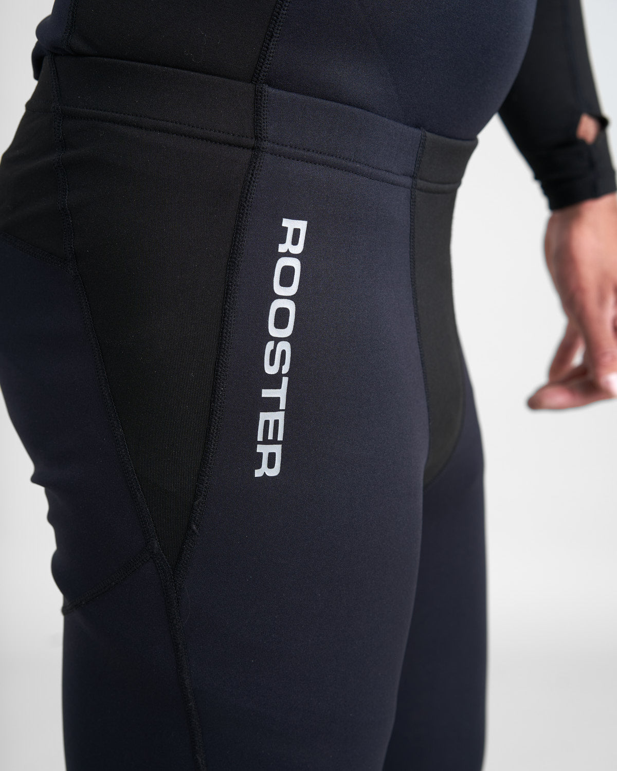 Rooster Hot Legs collant thermique voile 0,5 mm titane