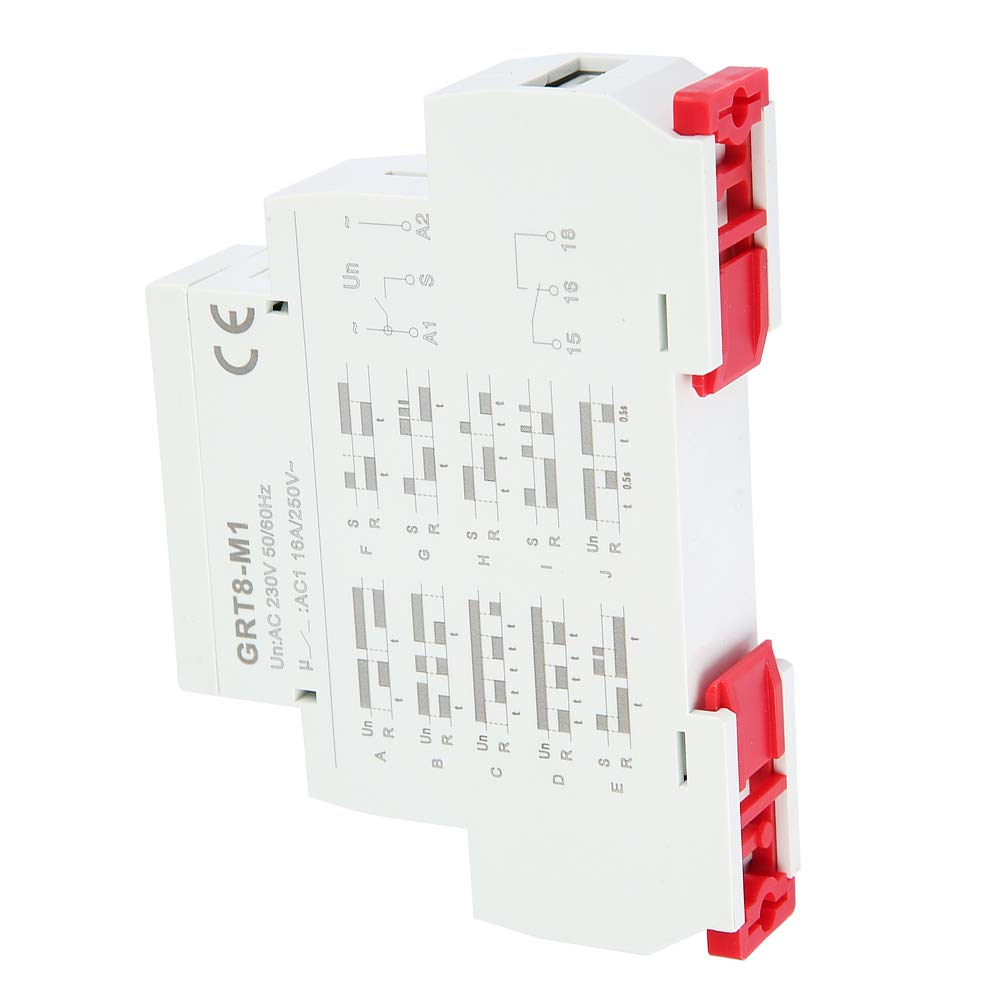 Jadeshay Installation Électrique relais temporisé GRT8-M1 220V