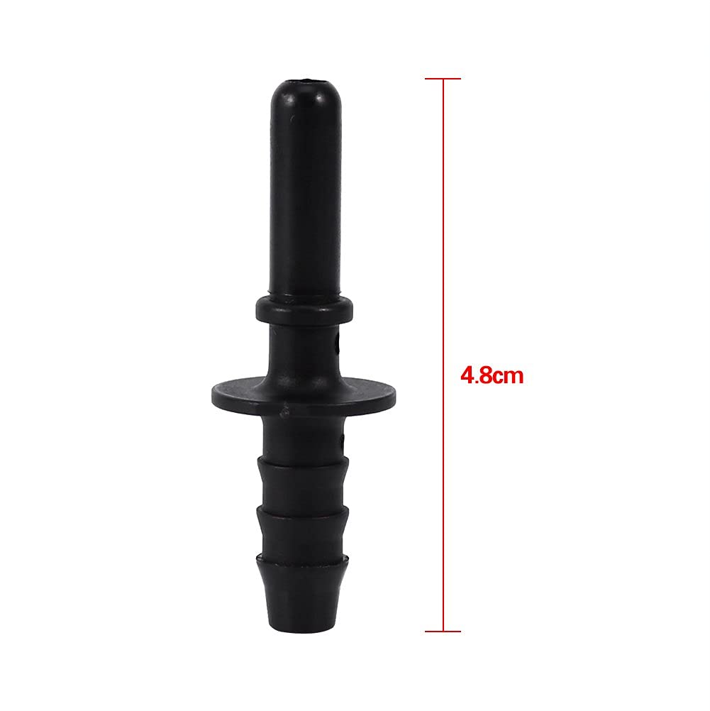 Ejoyous Repair Tool Connecteur Carburant 6.30mm Raccord Nylon Noir