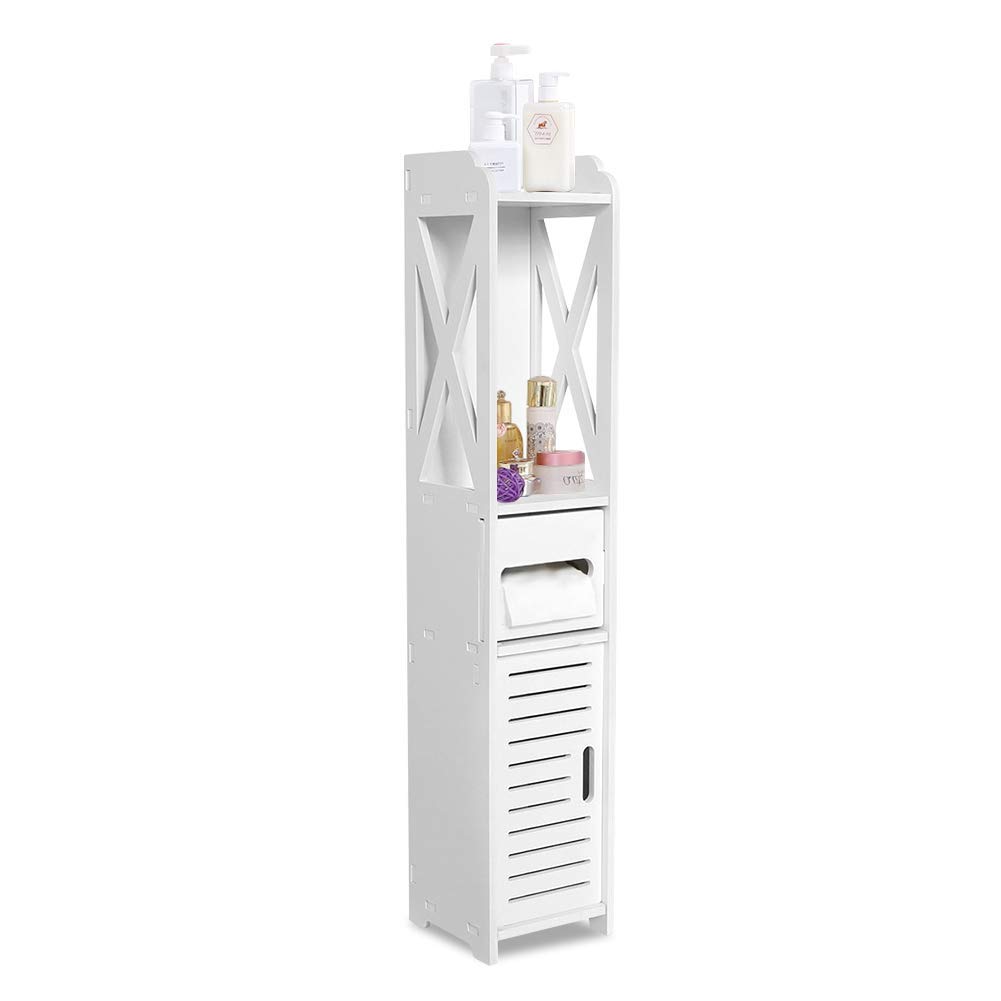 Ejoyous Bathroom colonne salle de bain blanc 80 cm