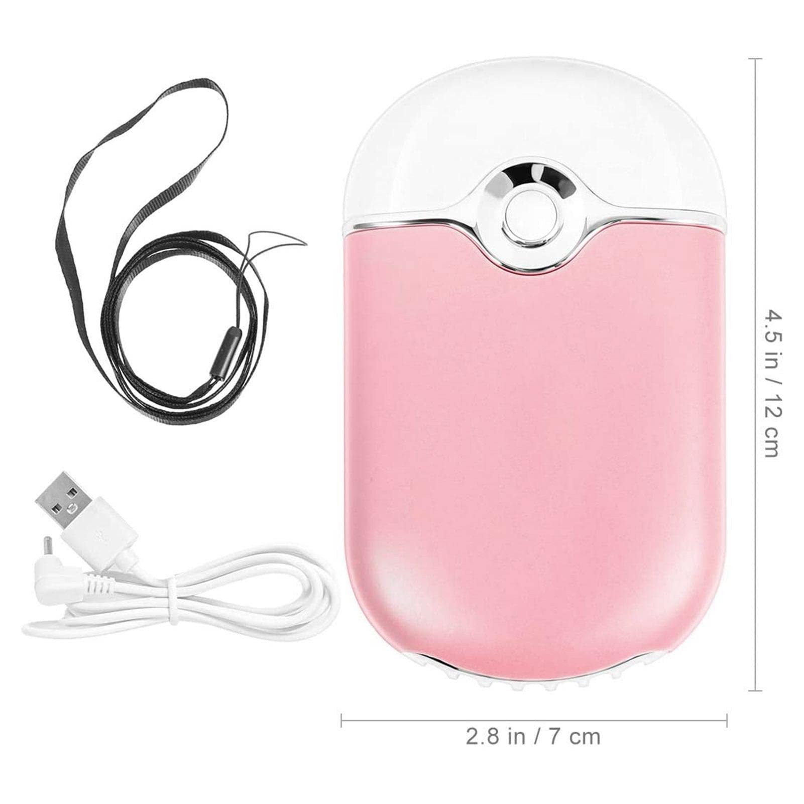 Jadeshay Articles Ménagers mini ventilateur cils USB rose ABS