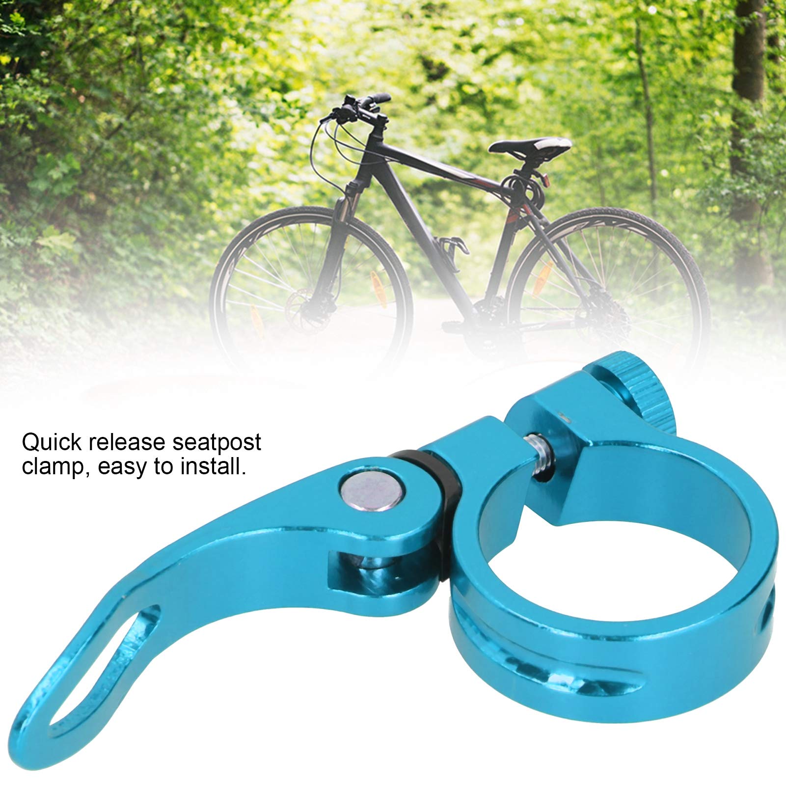 Tissting 35 mm collier de selle alu bleu lot de 2