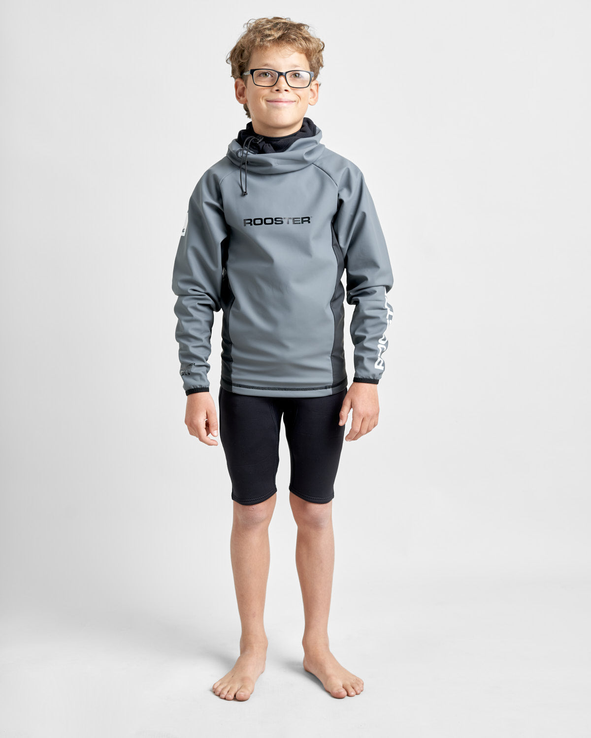 Rooster Aquafleece Junior Classic Top veste Gris polaire