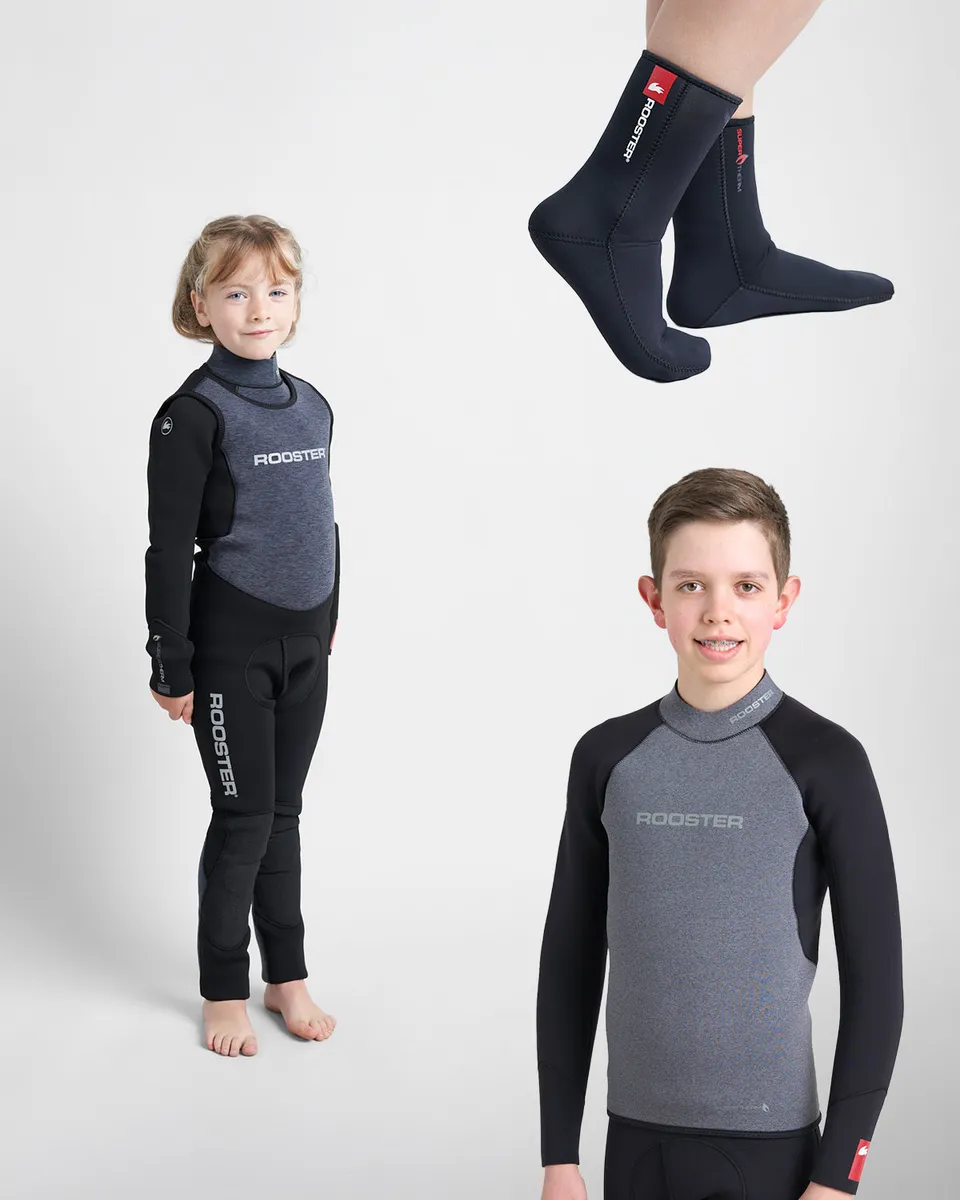 Rooster Supertherm combinaison junior 4mm pack long john+top