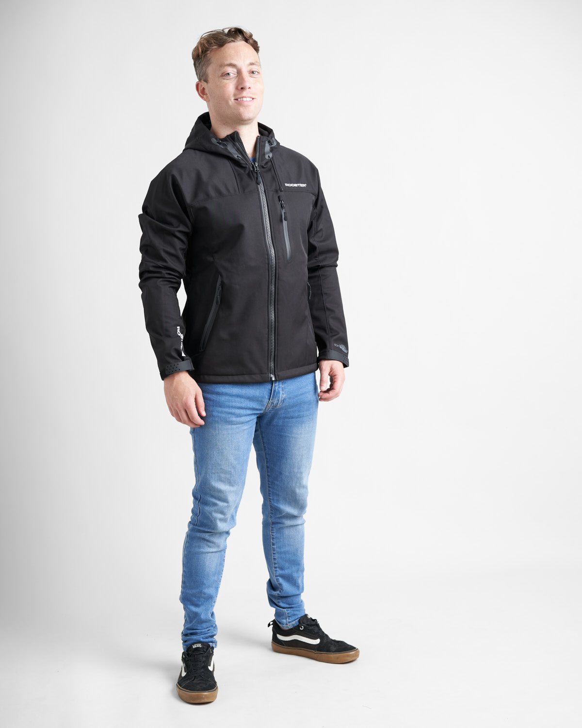 Rooster Coastal & Inshore Soft Shell veste softshell noir coupe-vent