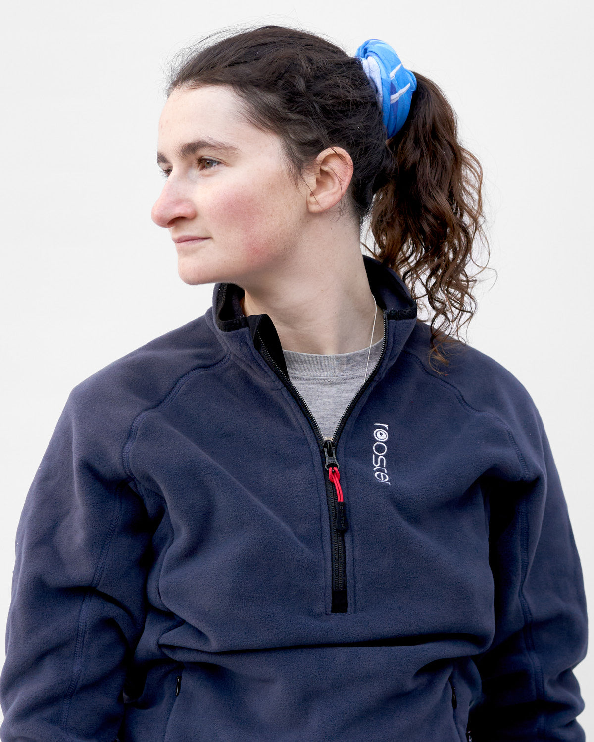 Rooster Hats & Headwear UV Neck Sleeve tour de cou bleu polyester recyclé