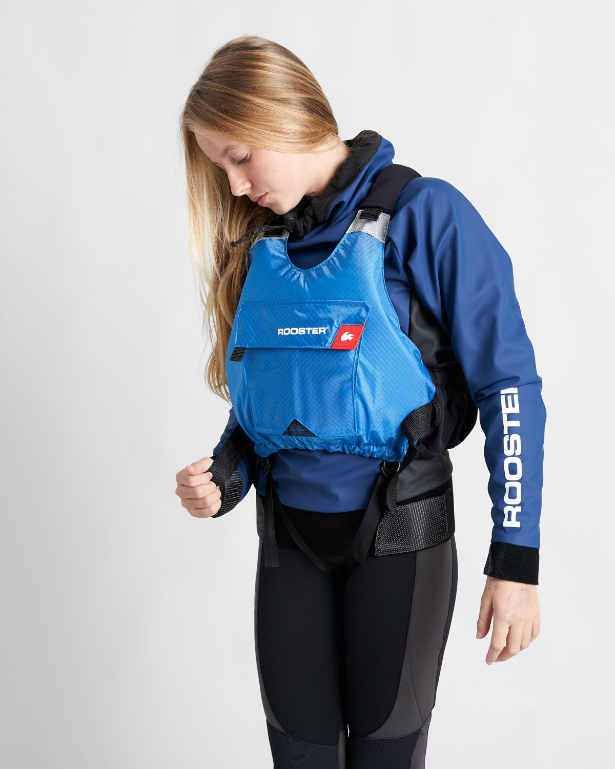 Rooster Buoyancy Aids gilet Junior Diamond noir 50N