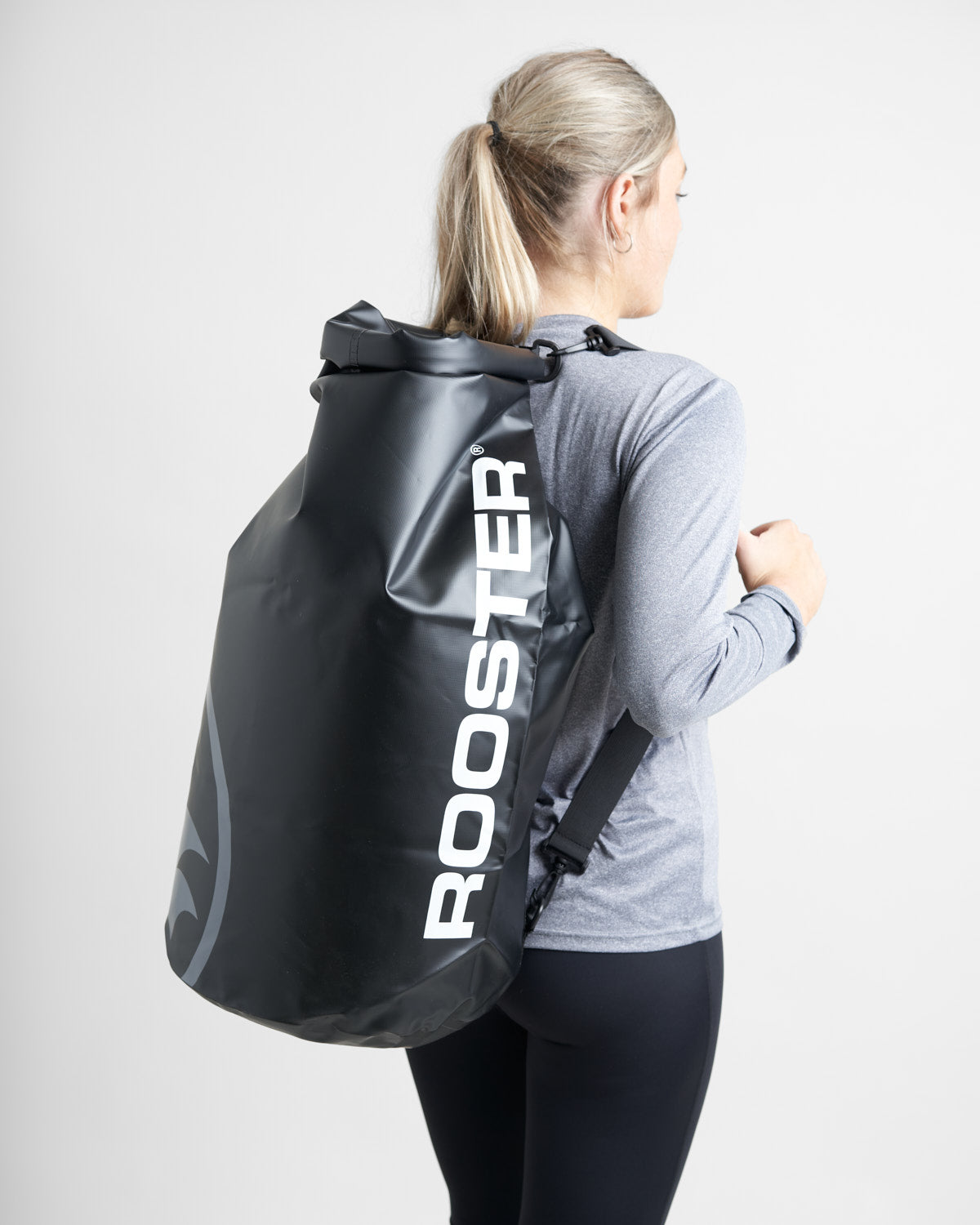 Rooster Roll Top 60L sac étanche soudé Noir