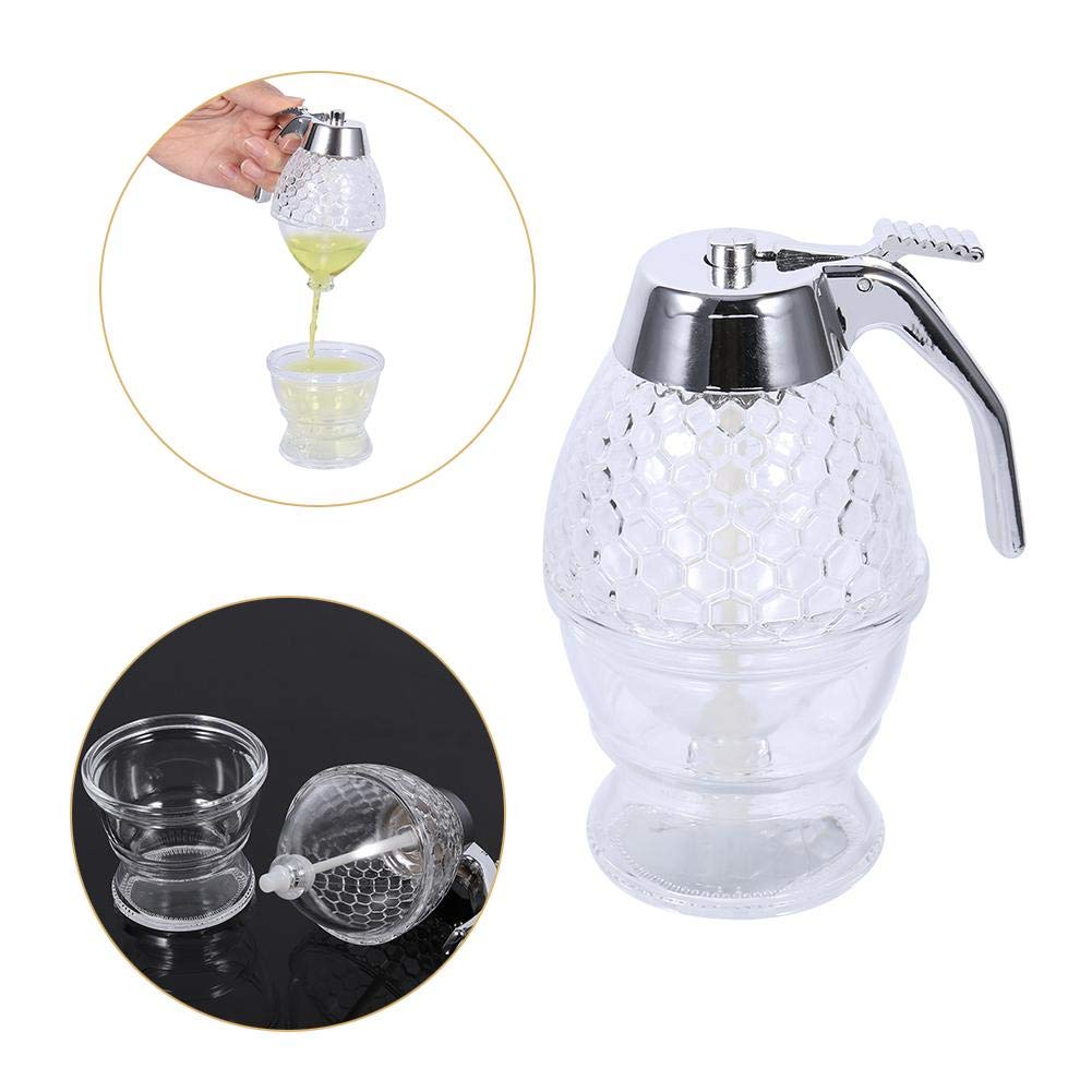 Jadeshay Articles Ménagers distributeur miel 200 ml transparent