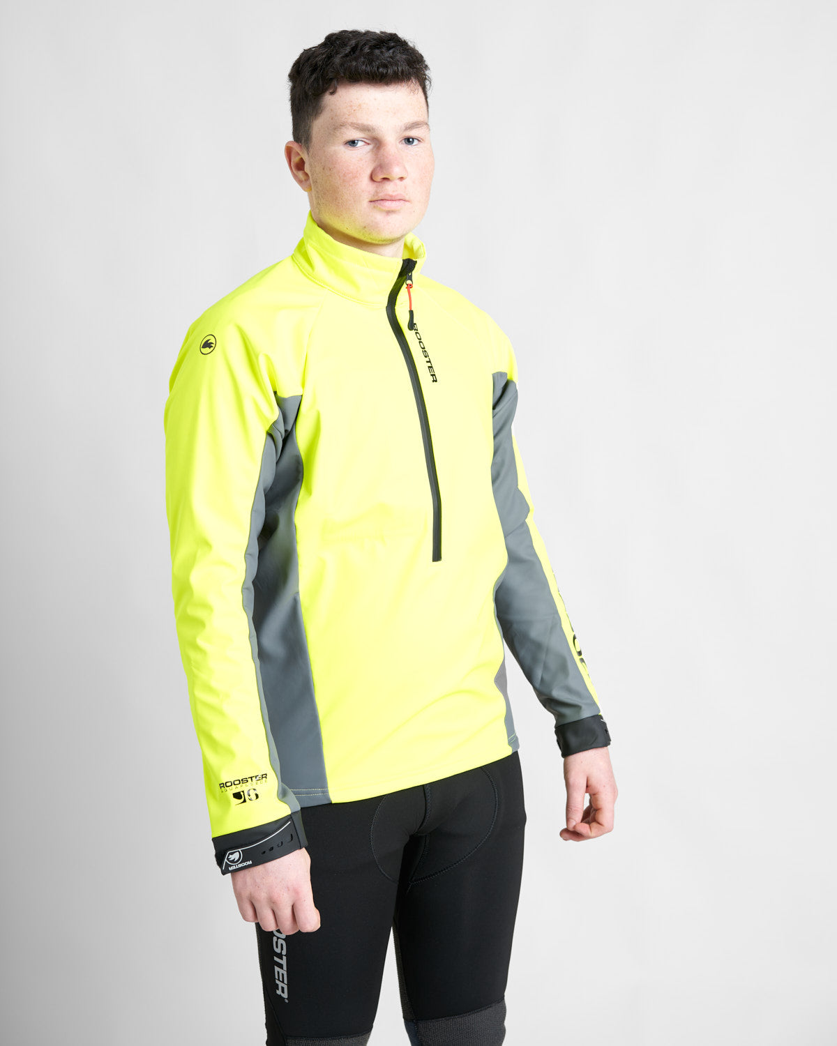 Rooster Aquafleece top Active zippé Noir
