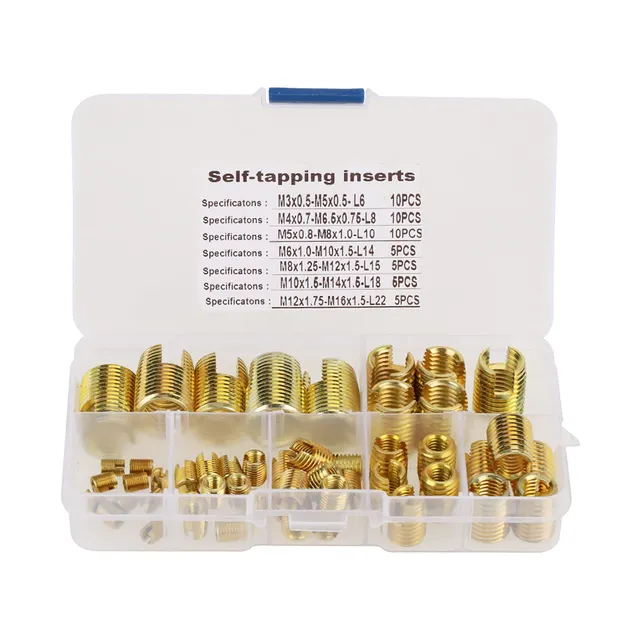 FTVOGUE Kit 50 Inserts Autotaraudeurs M3-M12
