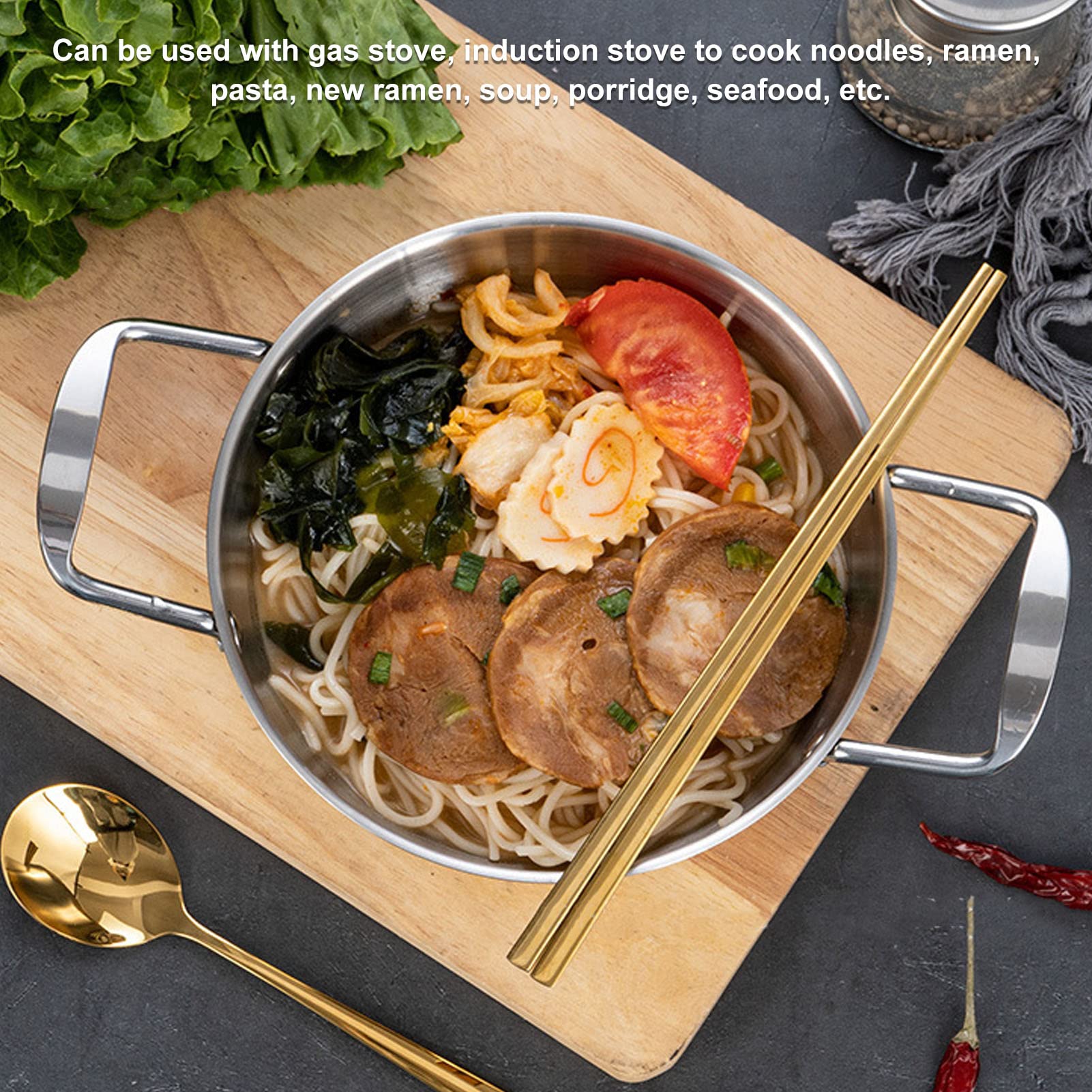 Tissting marmite nouilles inox 18cm ramen induction