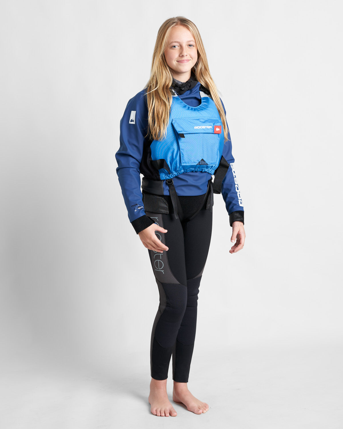 Rooster Buoyancy Aids gilet Junior Diamond noir 50N
