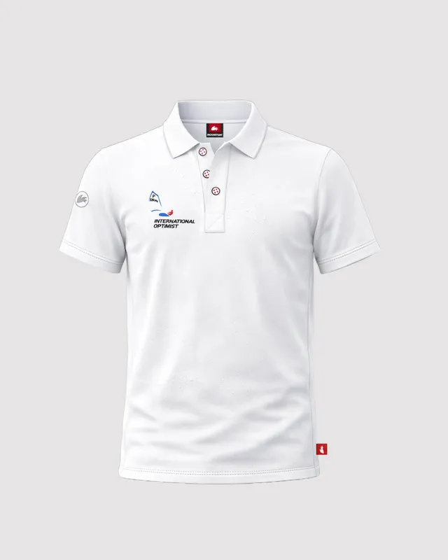 Rooster Technical Casual polo technique IOCA GBR Blanc
