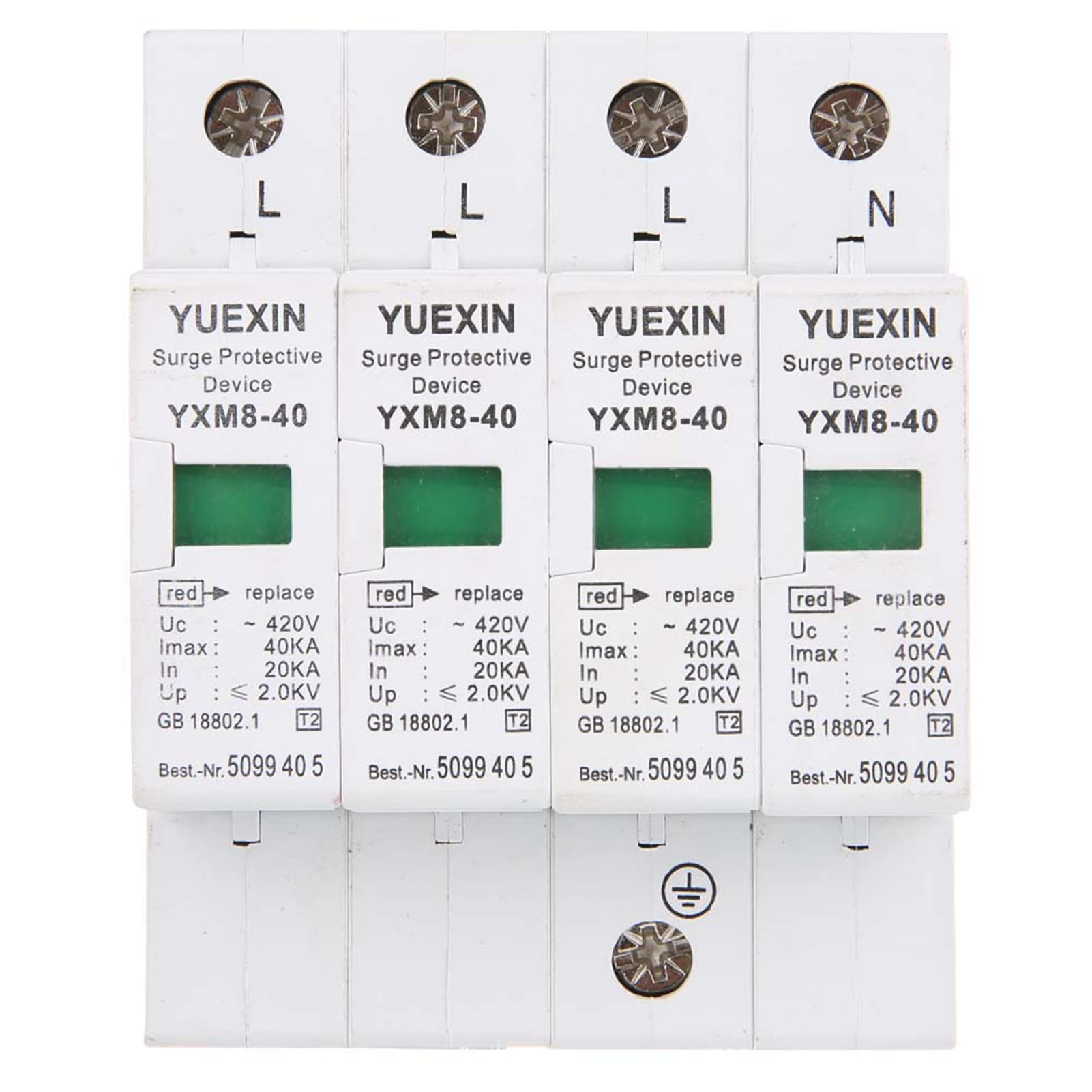 Jadeshay Installation Électrique 4P 40KA parafoudre