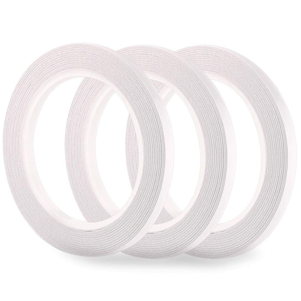 FEPITO Lot 3 Ruban Double Face 6mm x 30m Bureau