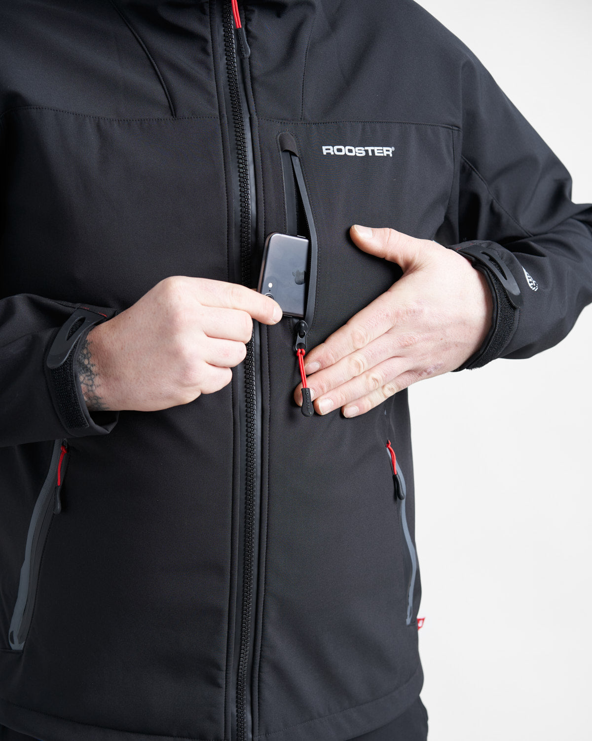Rooster Sailing Coastal & Inshore veste softshell sans capuche noir