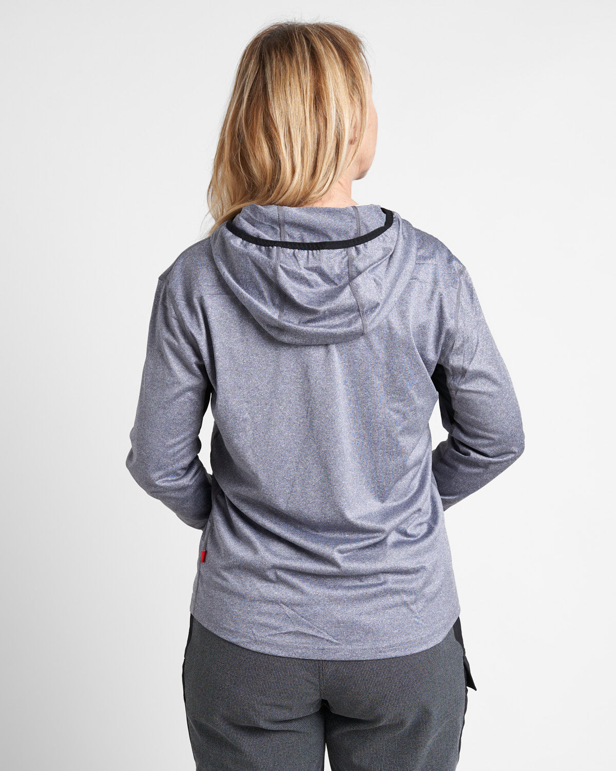 Rooster Tech Tops t-shirt UV capuche gris manches longues
