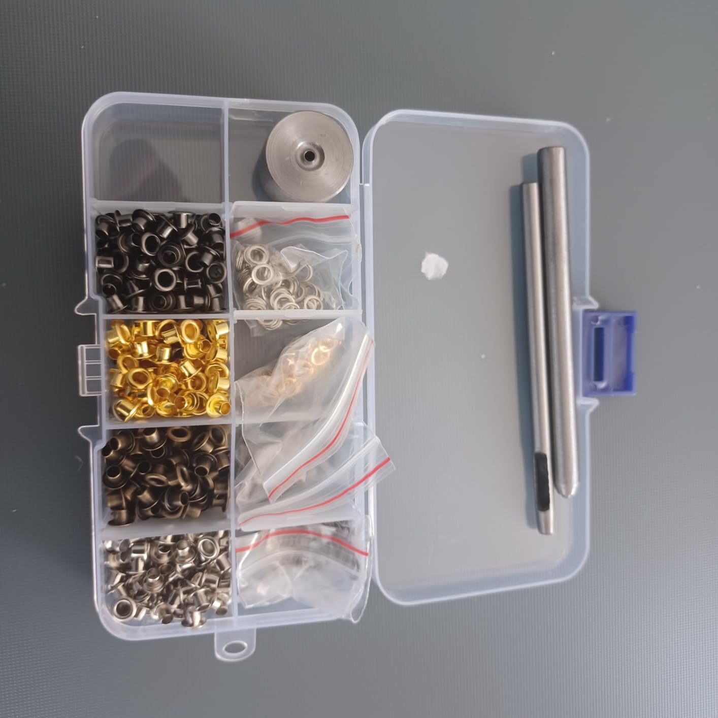 FTVOGUE Kit Œillets Métalliques avec Outils de Pose