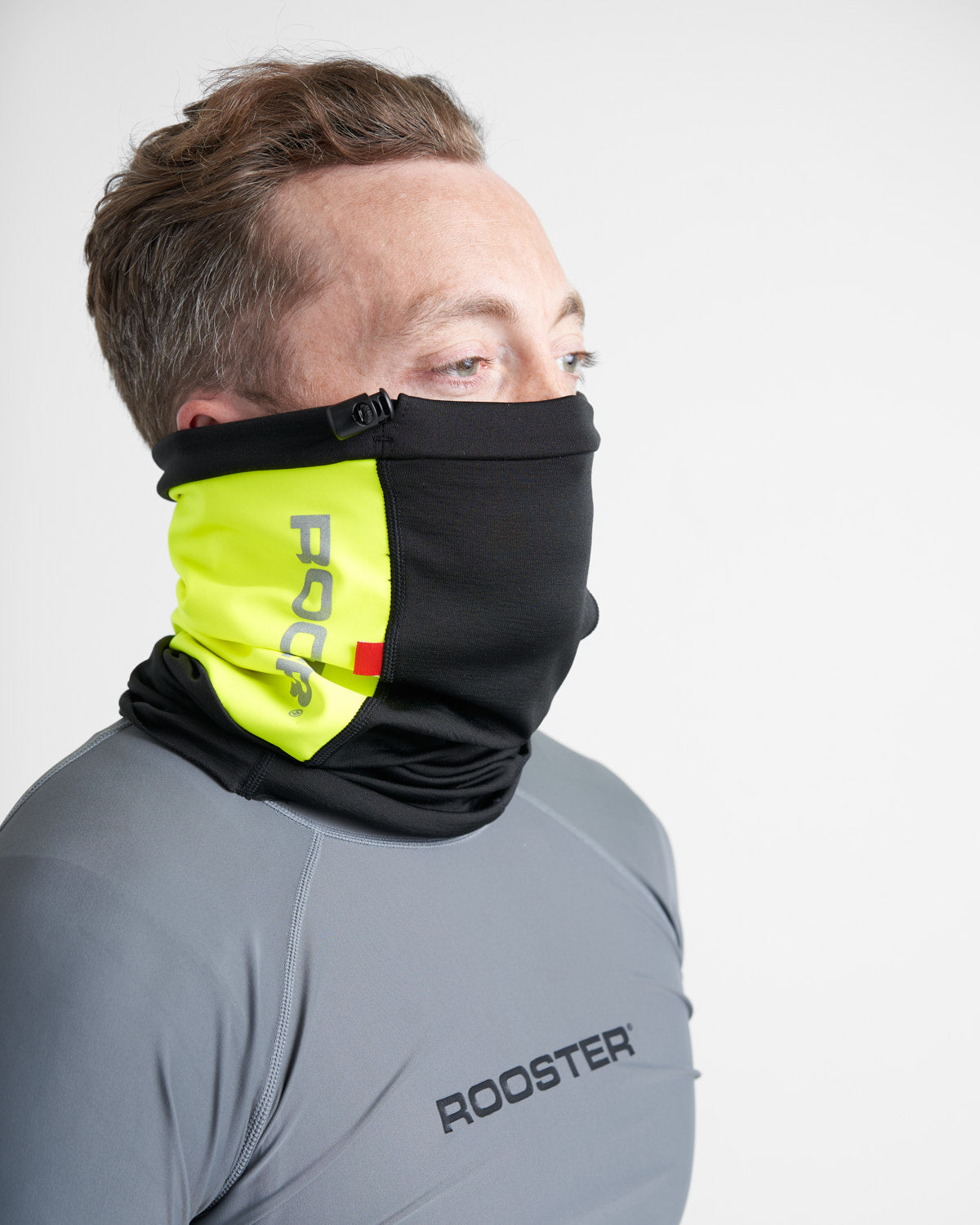 Rooster Aquafleece Neck Gaiter tour de cou jaune fluo