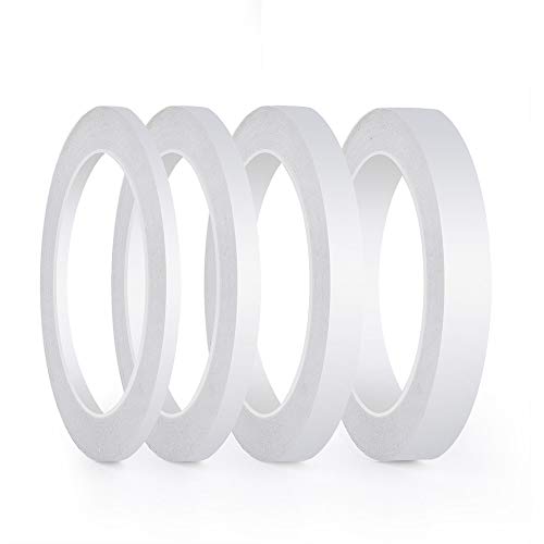 FEPITO Adhesive Tapes ruban double face 4 rouleaux 25m