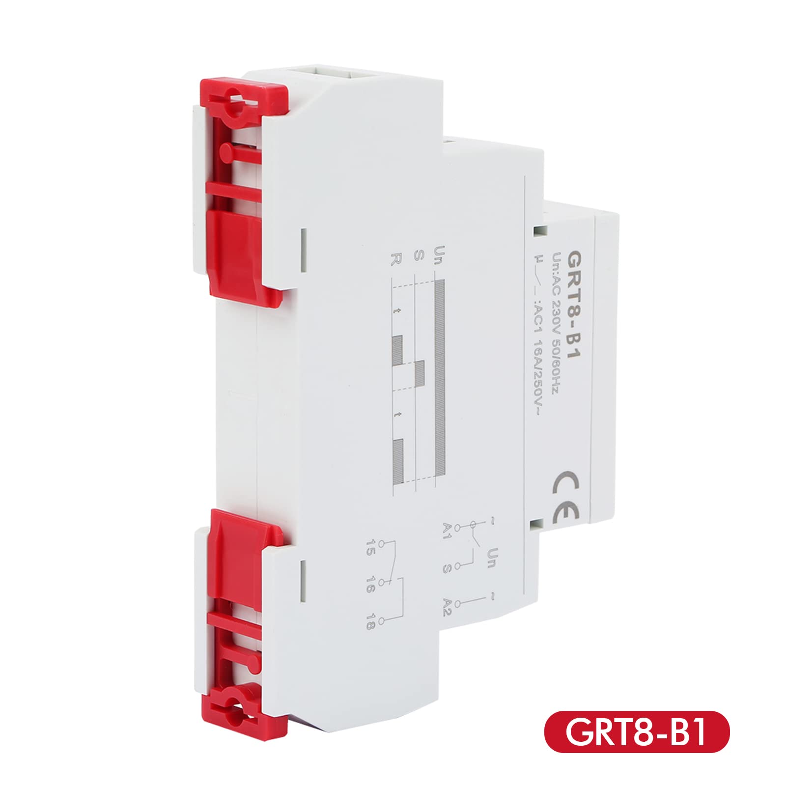 Jadeshay GRT8-B1 Relais Temporisé 220V Rail DIN