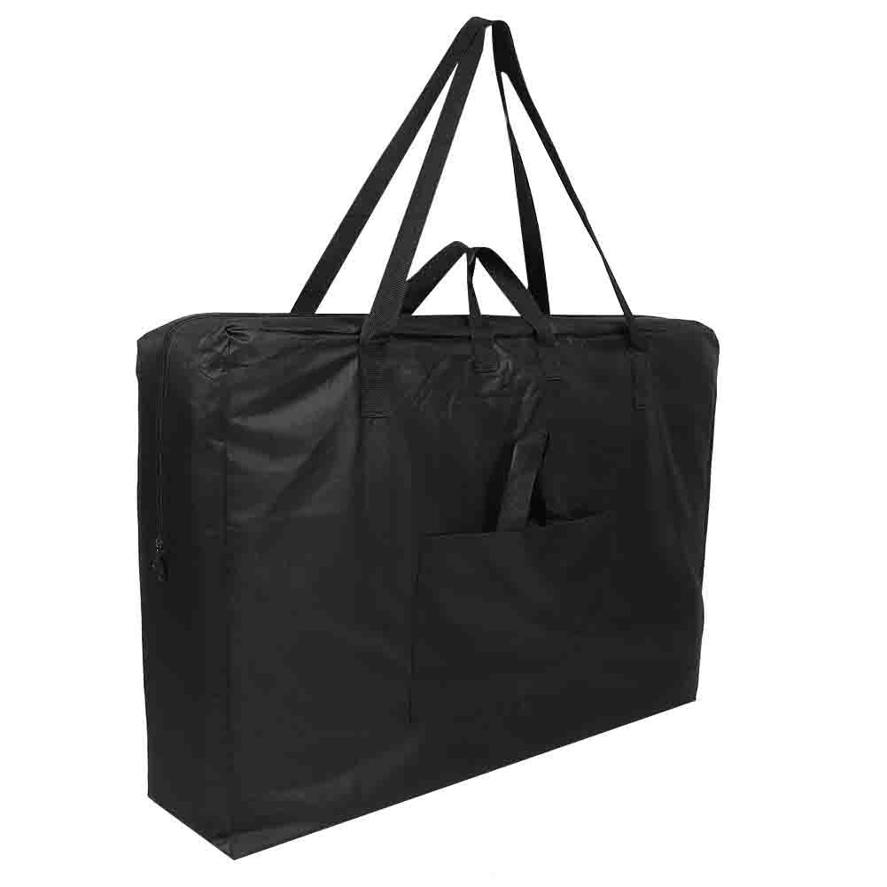 Jadeshay Sac Table de Massage Portable Toile Noir 93x63x23 cm
