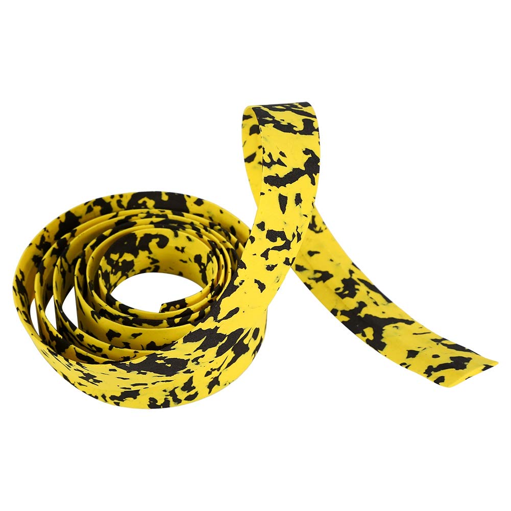 Ejoyous Sports & Equipment ruban guidon vélo noir jaune 2 pièces
