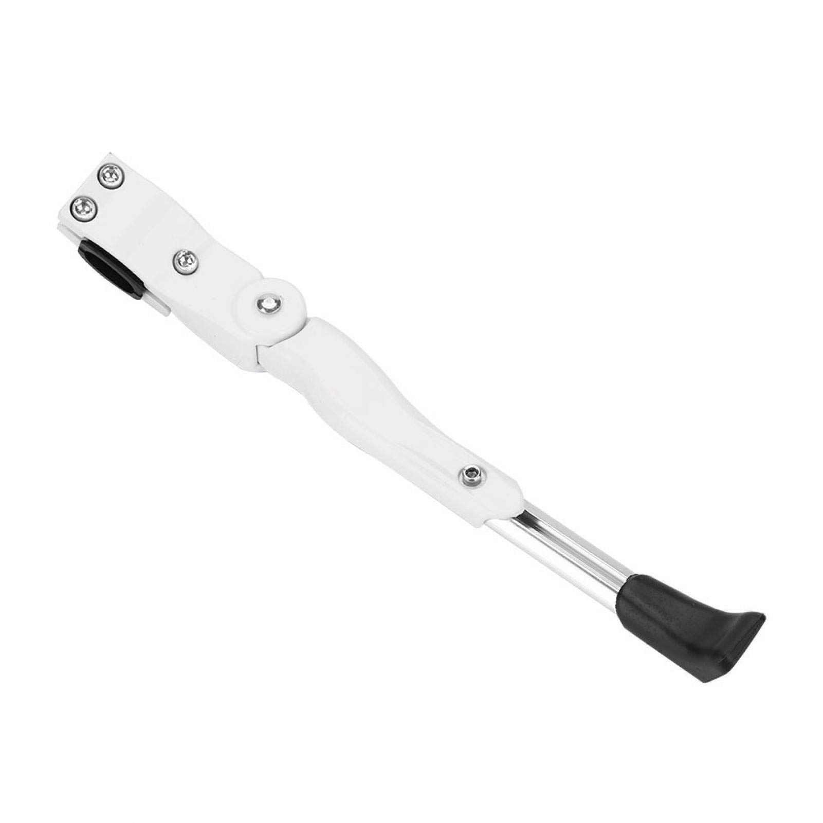 Tissting Béquille Vélo Alu béquille réglable 16-26 pouces blanc