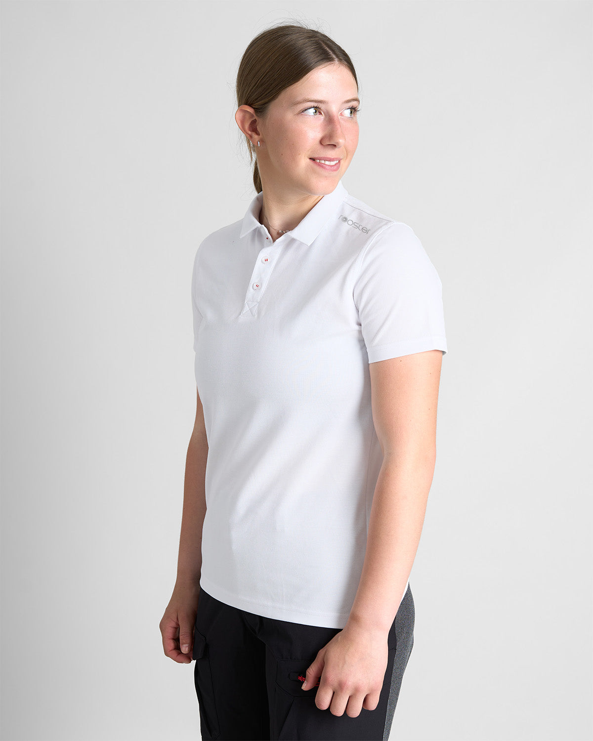Rooster Technical Casual Polo Femme UK12 coton respirant