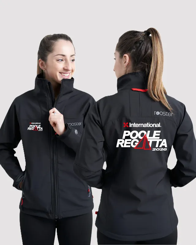 Rooster Soft Shell veste femme sans capuche noire UK10
