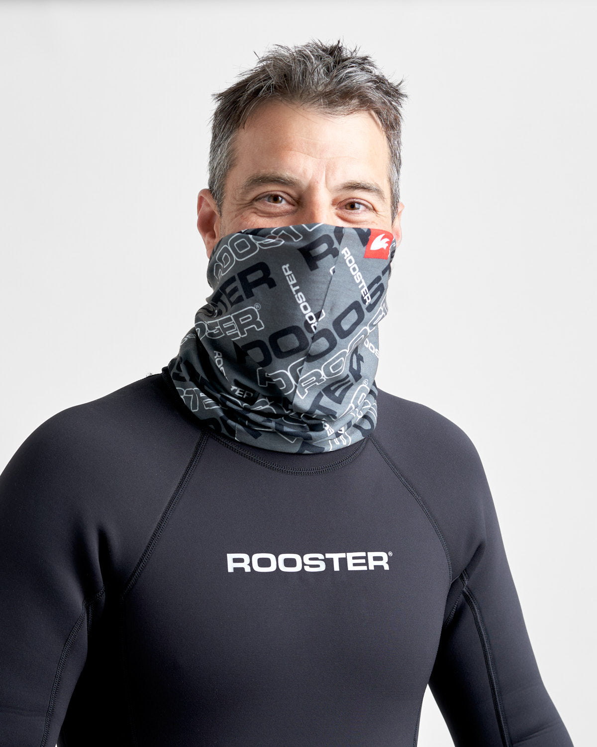 Rooster Sailing Hats tour de cou anti-UV graphite polyester recyclé