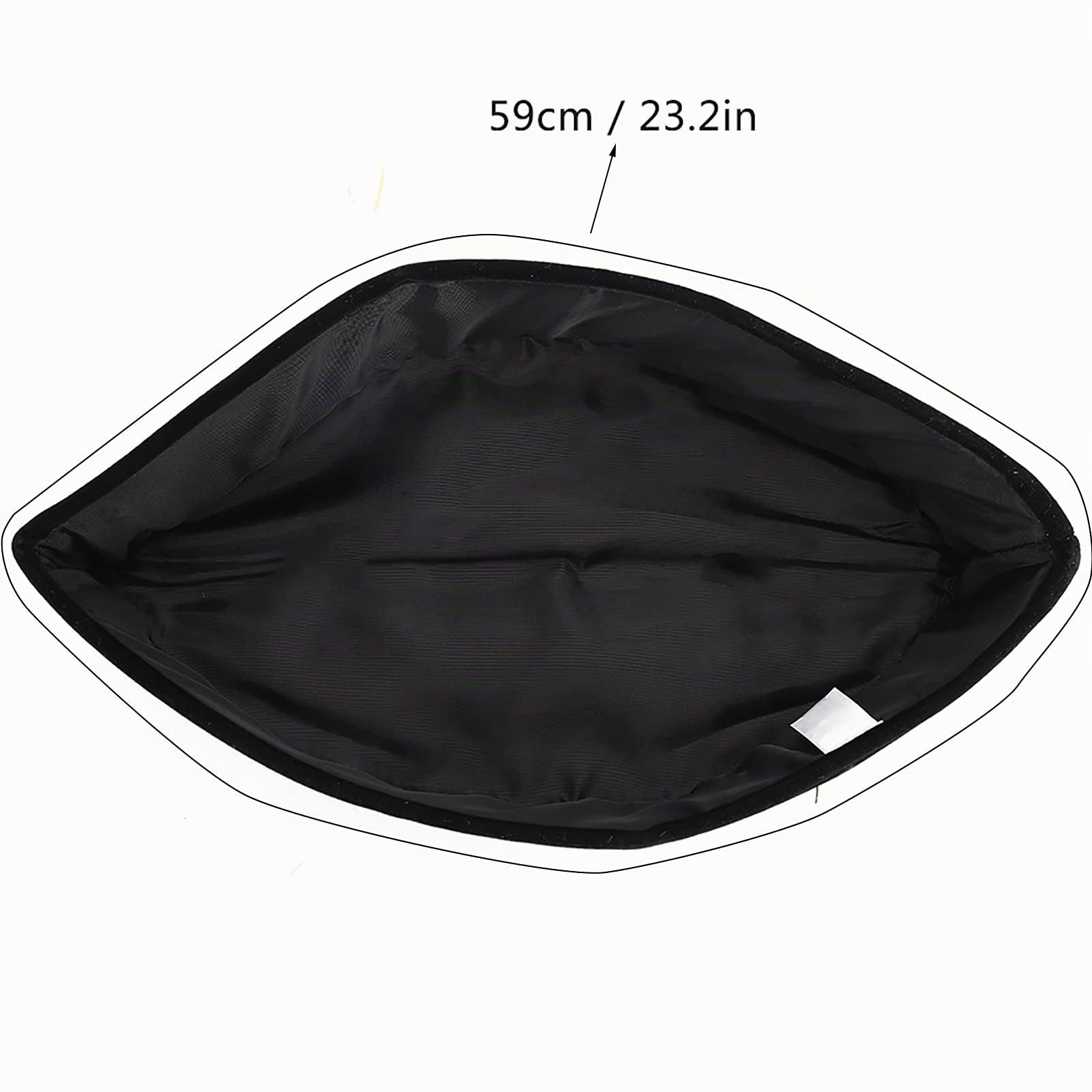 Tissting Chapeau musulman velours noir 59 cm homme